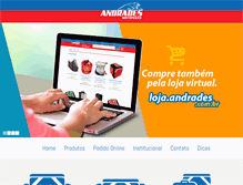 Tablet Screenshot of andrades.com.br